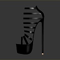 Sandals Sandals Peep Toe Shoes Platform Shoes Roman Sandals High Heel Sandals Wedge Sandals 3d model