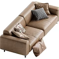 Middle-style multiplayer sofa 3d model