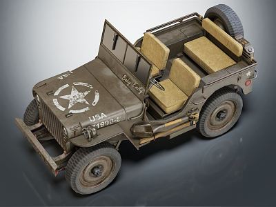 Modern Military Jeep Military Jeep 3d model