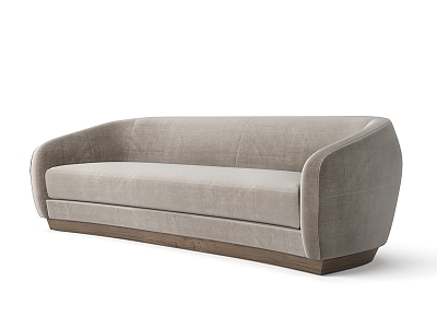 Holly Hunt European-style fabric two-seat sofa model