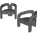 Modern Sofa Chair Single Person Sofa Casual Sofa Chair Backrest Sofa Decorative Sofa 3d model
