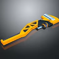 High Quality Yellow Hardware Tool With Metal Components And Sturdy Structure 3d model