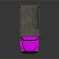 Pink Dump Truck With Front Cab And Open Dump Bed Design