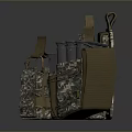 Military Weapons Ammunition Storage Cases With Camouflage Finish And Stacked Arrangement Design
