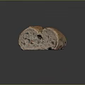 Freshly Baked Sliced Bread with Crusty Exterior Soft Interior Air Pockets and Red Bits