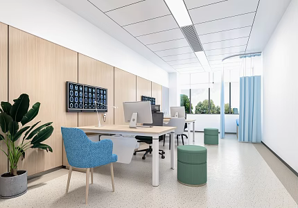 Modern Hospital Outpatient Clinic 3d model
