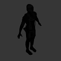Back View Of Black Leather Jacket With Straps And Brown Helmet In Dark Background