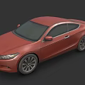 Red Sports Car Exterior With Black Windows And Silver Alloy Wheels