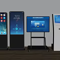 Modern all-in-one self-service machine 3d model