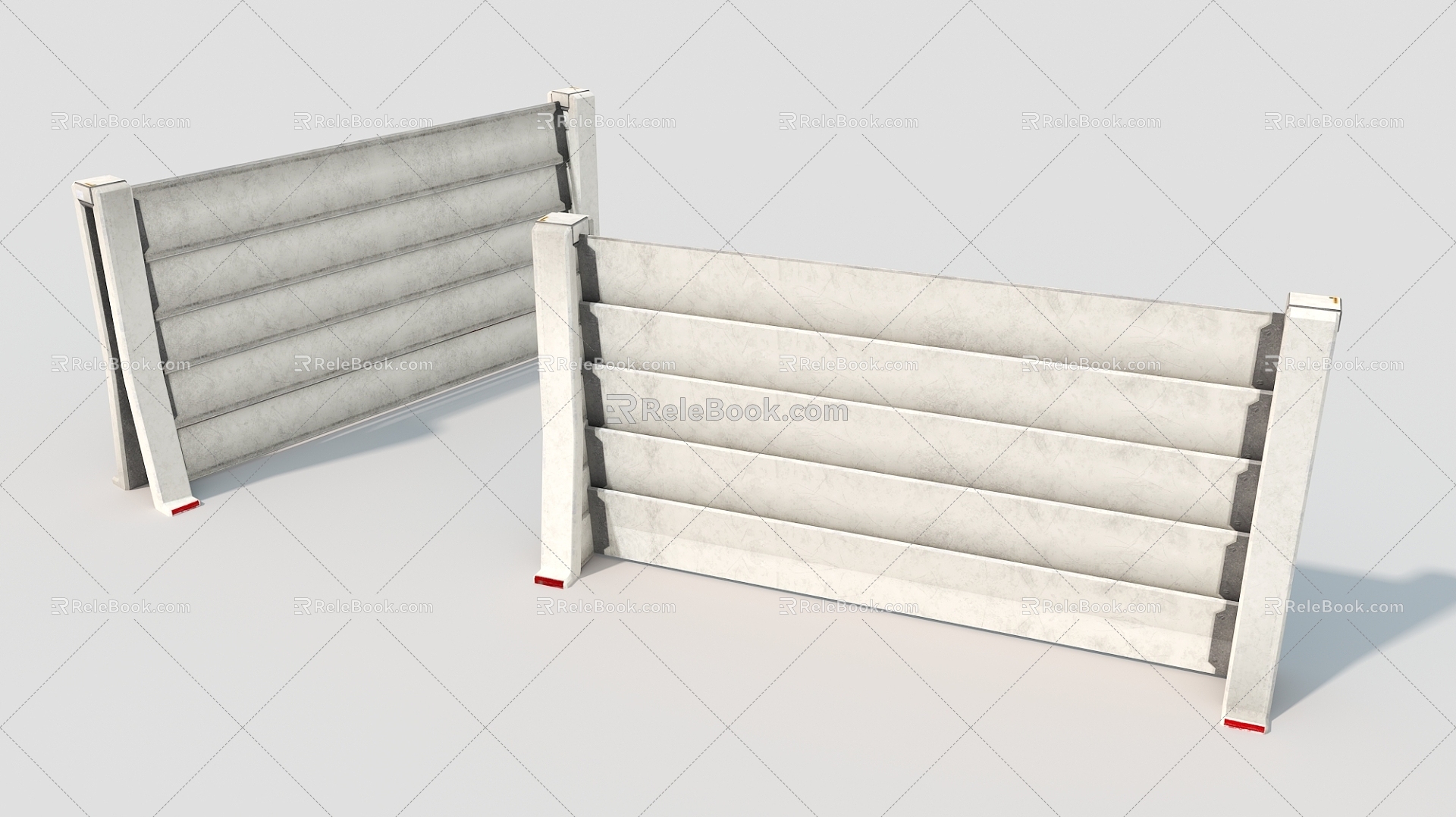 Fence Guardrail Fence 3d model