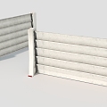 Fence Guardrail Fence 3d model