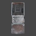 Old Rusty Vintage Truck With Open Door And Worn Interior Details