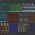 Assorted Bottled Water Drinks With Multiple Brand Designs And Packaging Styles