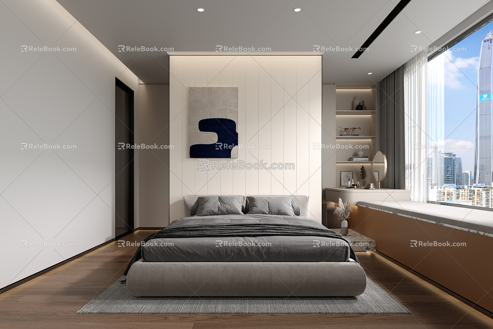 Modern Bedroom 3d model