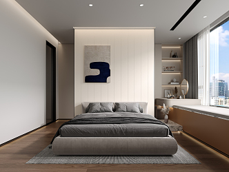 Modern Bedroom 3d model