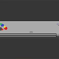 White Wall Mounted Air Conditioner Fan with Colorful Logo Digital Display 24 and Modern Design