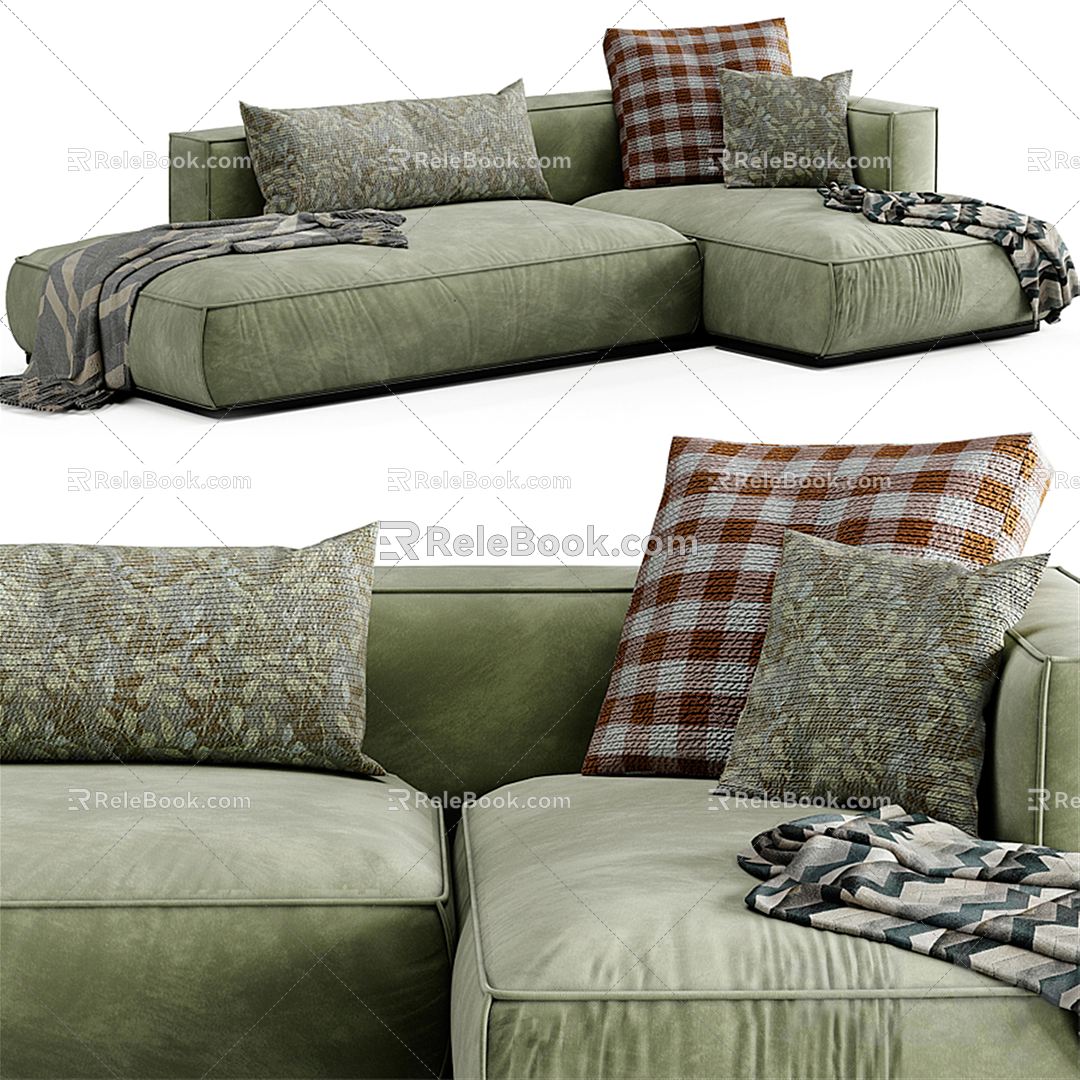 modern corner sofa sofa 3d model