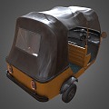 Tricycle Motorcycle 3d model