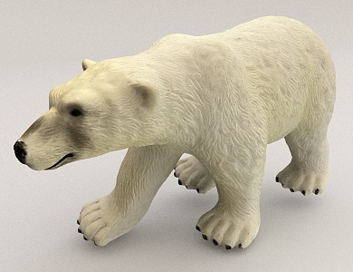 polar bear beast 3d model