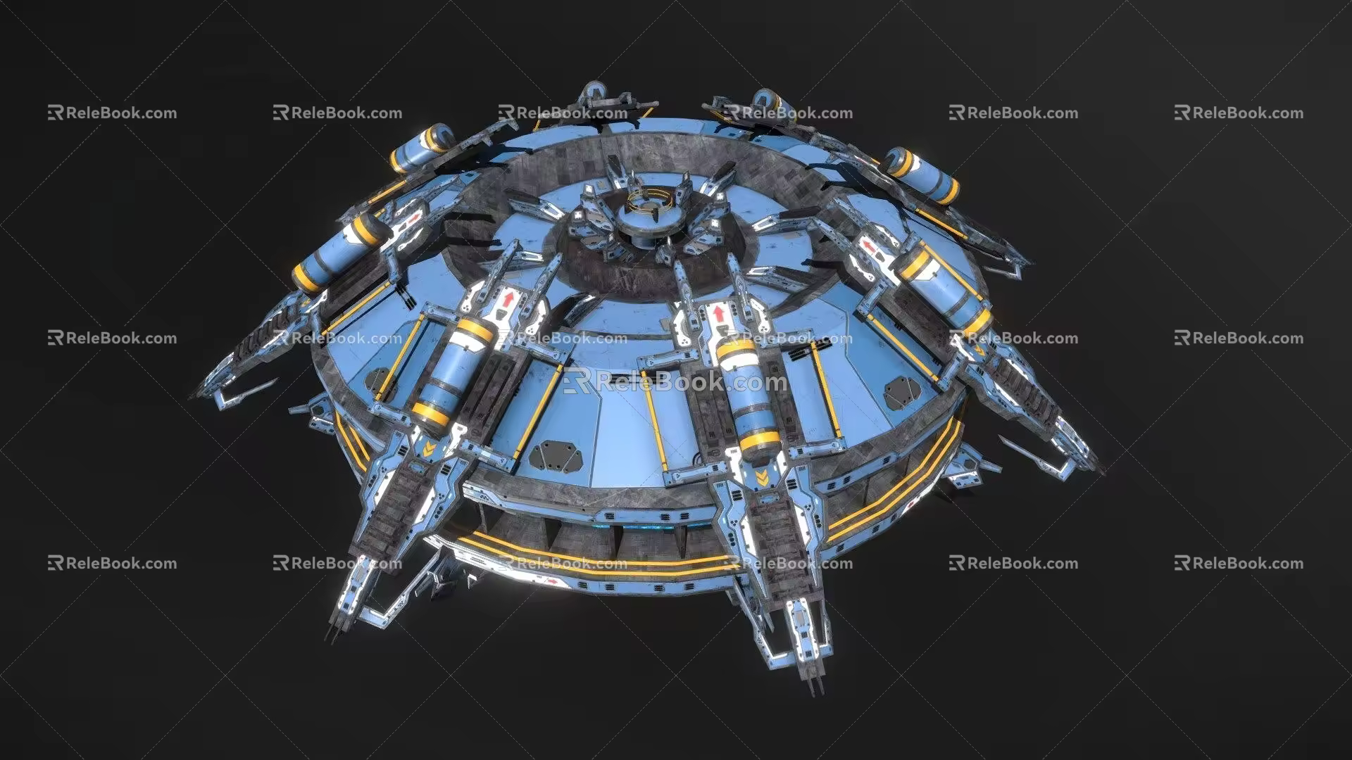 Sci-Fi Terraker 3d model