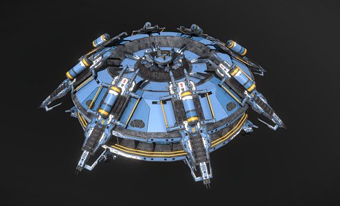 Sci-Fi Terraker 3d model