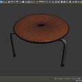 PK33 stool 3d model