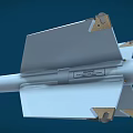 Sidewinder AIM9 Air to Air Missile With Heat Seeking Guidance System