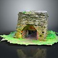 Cave Grotto Cave Cave Cave Item 3d model