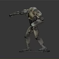 Robot Assistant Small Robot Butler Robot Butler Figure Game Figure 3d model