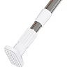 Modern White Shower Bar With Metal Rod And Spray Nozzle Head Design