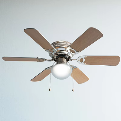 American ceiling fan lamp 3d model American ceiling fan lamp 3d model
