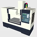 Industrial CNC Machine Tool With Digital Control Panel And Precision Machining Functions 3d model