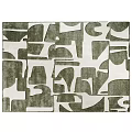 Abstract Geometric Design Square Rug For Modern Living Room Floor Decor