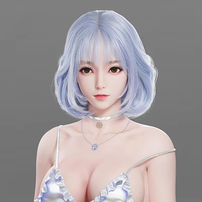Modern woman beautiful girl girl 3d model Modern woman beautiful girl girl 3d model