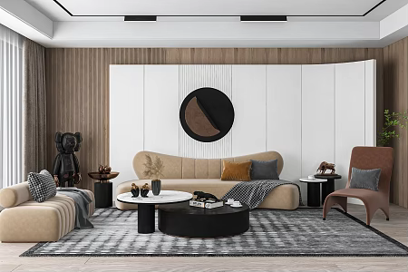 Home Living Room 3d model