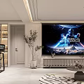 Modern Basement Design With Living Area Gym Equipment And Staircase
