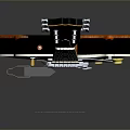 Sleek Black Electric Guitar As Daily Living Item With Gold Hardware And White Pickguard