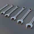 Wrench Double-ended Wrench Dot Wrench Hardware Tools Low Face Number Low Mold Simple Mold Game Sub-era Film and Television Level Super Realistic High Precision 3d model