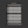 Industrial Storage Equipment With Multi Layer Structure Top Railings And Side Opening