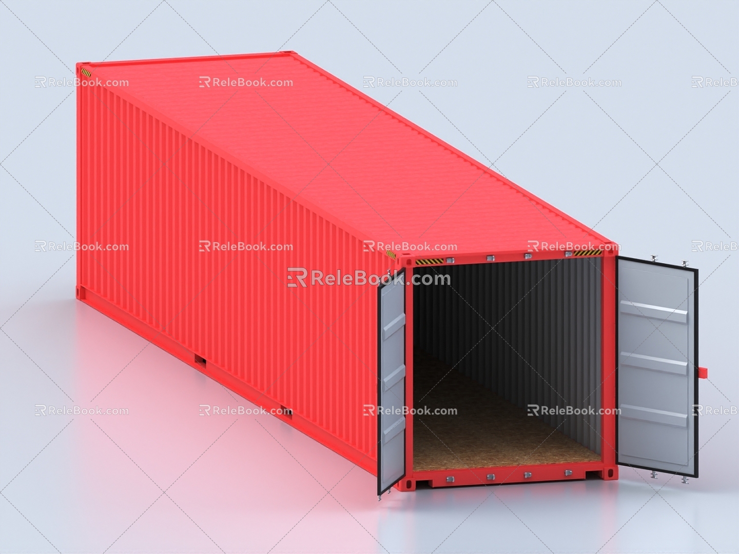 Container Terminal Freight 3d model