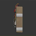 DIY Electronic Device Featuring Cardboard Structure Wires Display Screen And Keypad