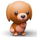 Cartoon IP character animal puppy dog cartoon style 3d model