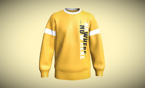 Modern Clothes Sweatshirt 3d model