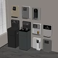 Modern Wall Mounted And Floor Standing Daily Use Appliances With Digital Displays In Various Colors