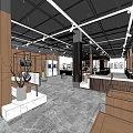 Modern Jewelry Store Interior Design With Glass Display Counters And Soft Lighting And Polished Floors