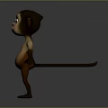 Monkey Cartoon Monkey Anime Monkey Stylized Monkey Fantasy Style Monkey Toy 3d model