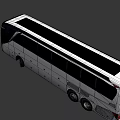 White Setra Bus Featuring Modern Design Large Windows And Spacious Passenger Seats