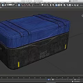 Toolbox booty box medicine box science fiction toolbox tool box plastic box weapon box ammunition box arms box luggage toolbox simple mold 3d model