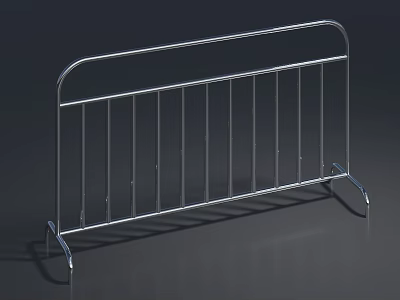 Stainless Steel Metal Fence With Modern Design For Security Barrier Use 3d model