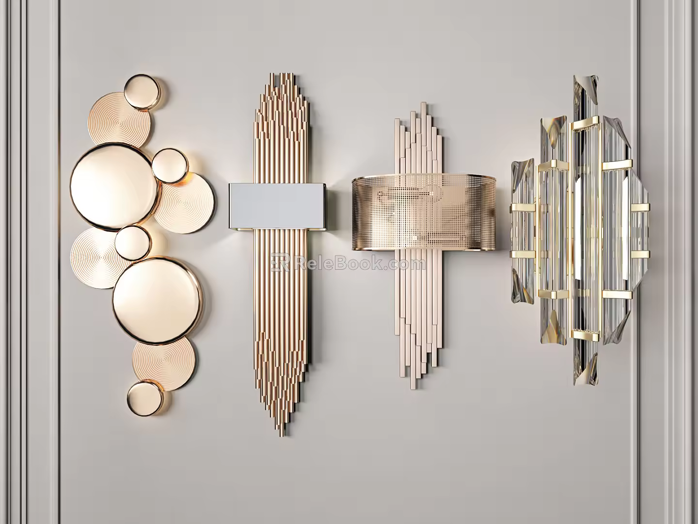 Modern wall lamp 3d model